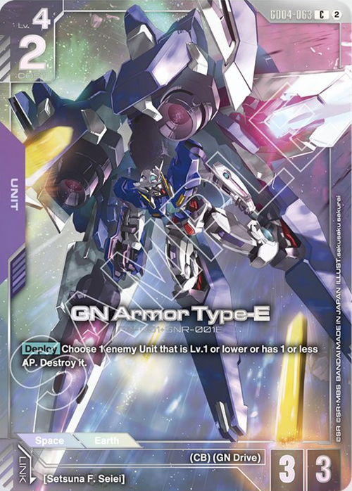 GN Armor Type-E Frente