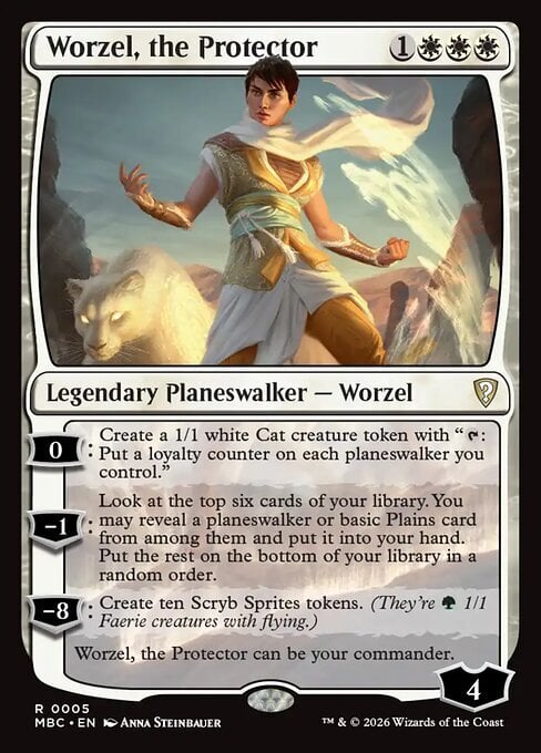 Worzel, the Protector Card Front