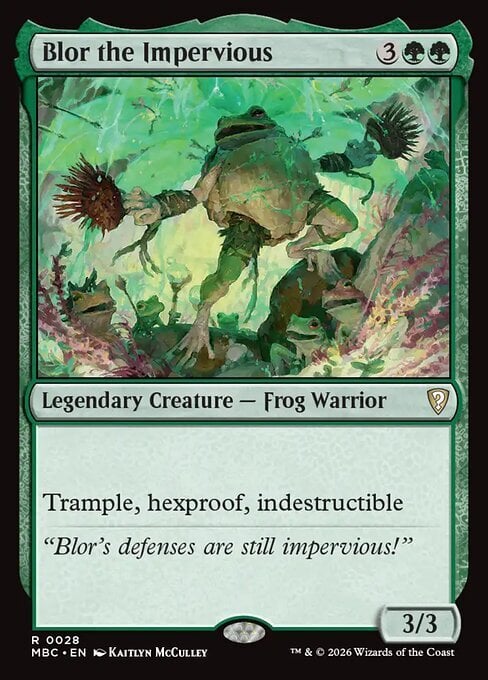 Blor the Impervious Card Front