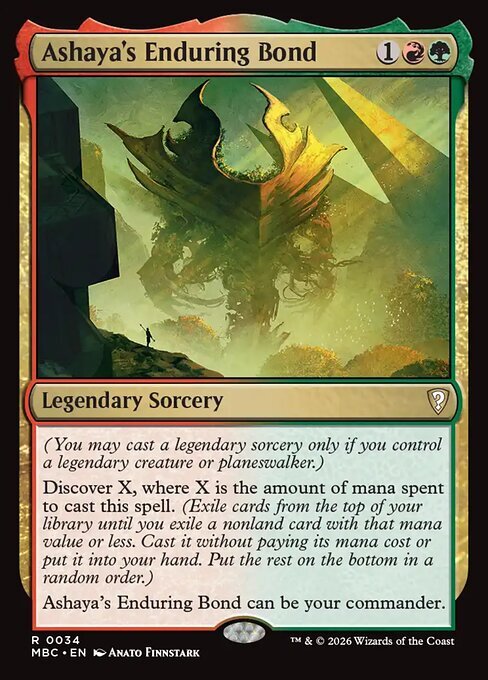 Ashaya's Enduring Bond Card Front
