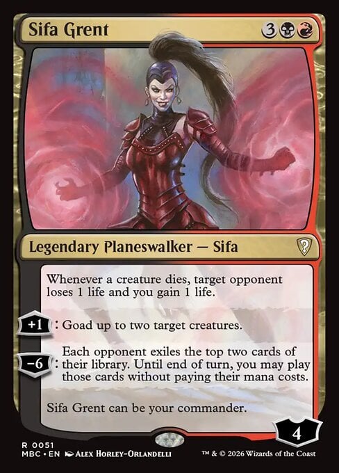 Sifa Grent Card Front