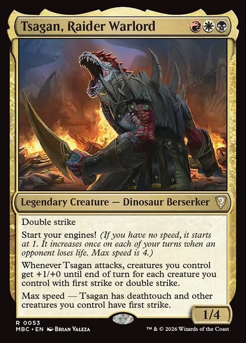 Tsagan, Raider Warlord Card Front