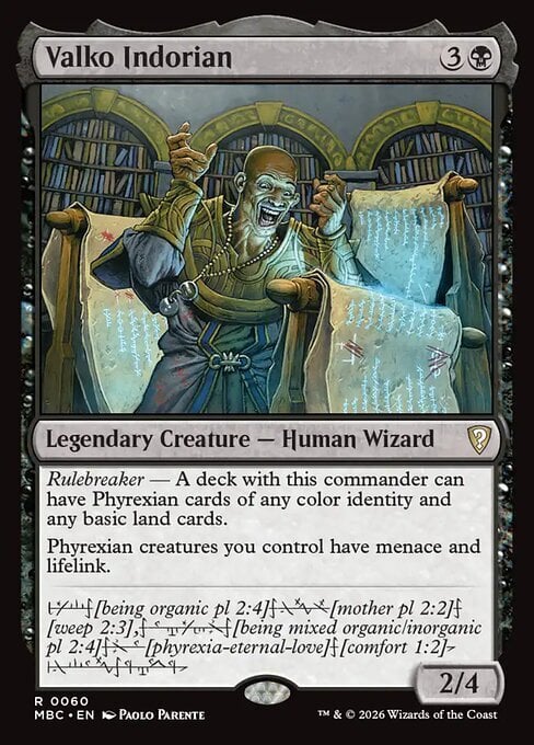 Valko Indorian Card Front