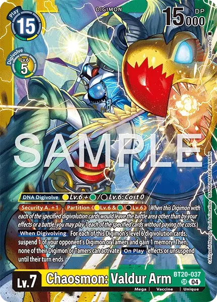 Chaosmon: Valdur Arm Frente