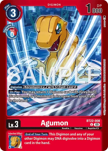 Agumon Frente