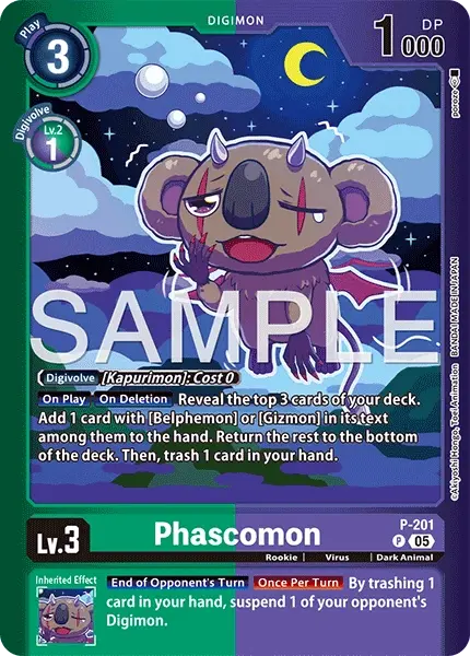 Phascomon Card Front