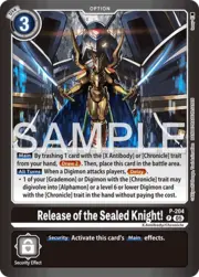 Release of the Sealed Knight! · LM-08 | Limited Card Pack Final Crest P-204