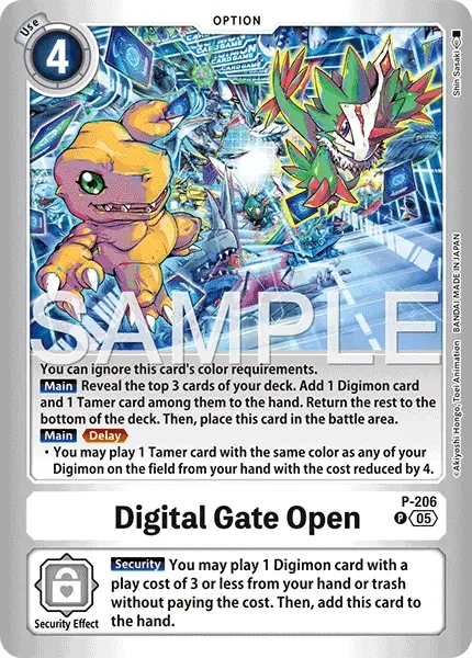 Digital Gate Open Card Front