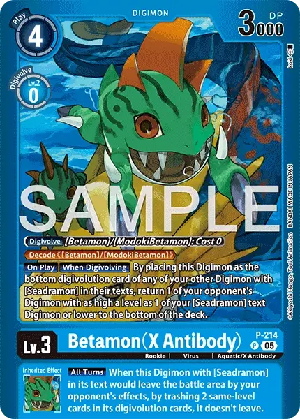 Betamon Card Front