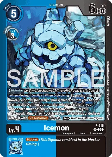 Icemon Card Front