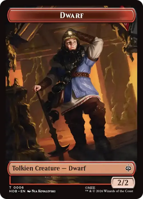 Dwarf // Human Soldier Card Front