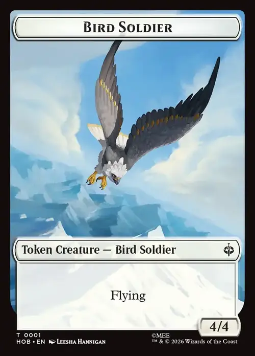 Bird Soldier // Axe Card Front