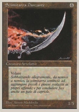 Dancing Scimitar Card Front