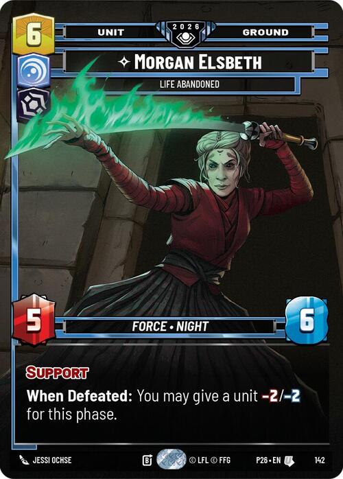 Morgan Elsbeth - Life Abandoned Card Front