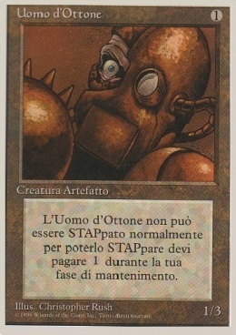 Brass Man Card Front