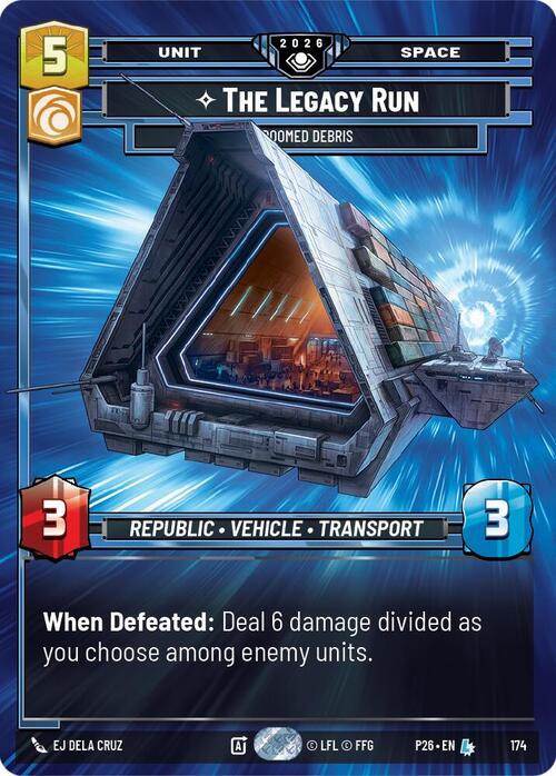 The Legacy Run - Doomed Debris Card Front