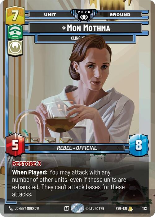Mon Mothma, Se aferra a la esperanza Frente