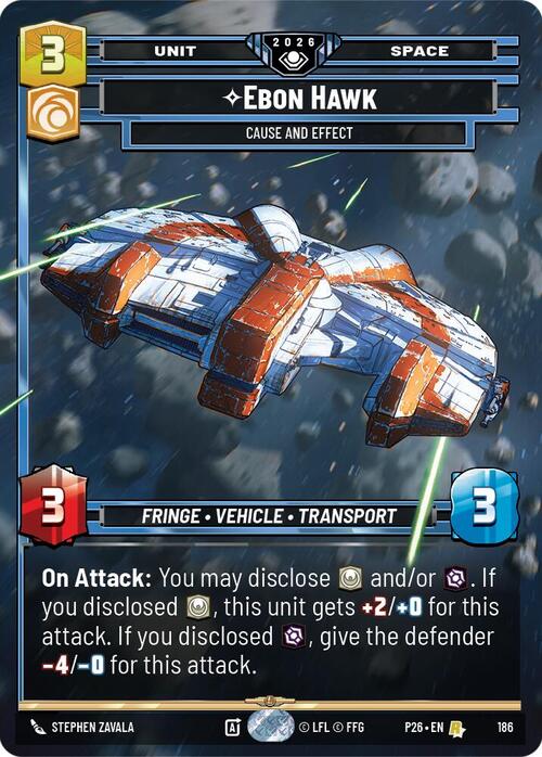 Ebon Hawk - Cause and Effect Card Front