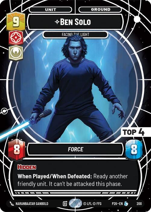 Ben Solo - Facing the Light Card Front