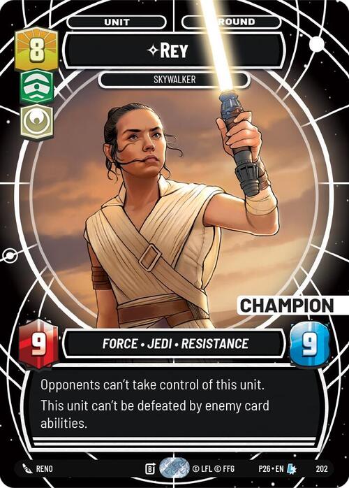 Rey - Skywalker Card Front