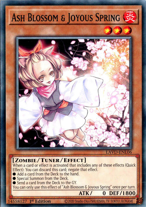 Ash Blossom & Joyous Spring Card Front