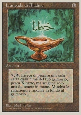 Aladdin's Lamp Card Front