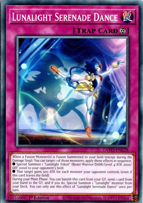 Danza Serenata della Lucelunare Card Front
