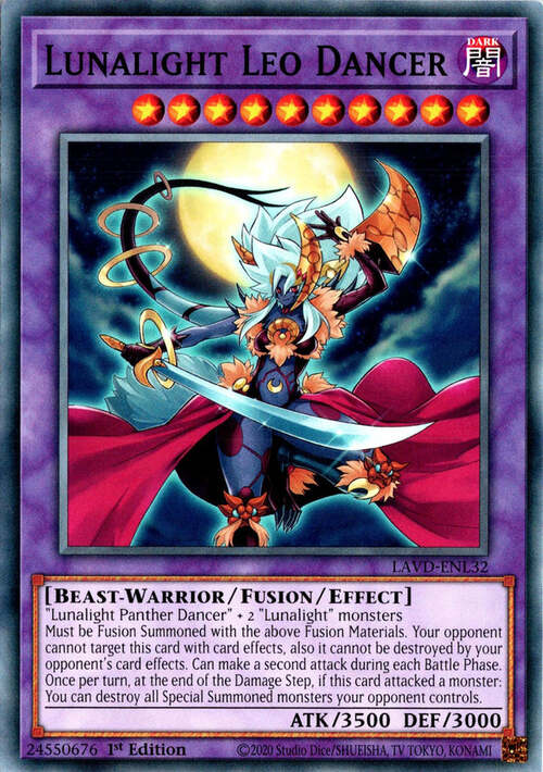 Lunalight Leo Dancer Card Front