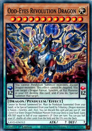 Odd-Eyes Revolution Dragon · Common O12