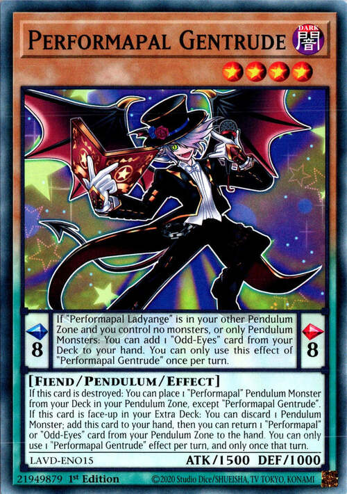 Performapal Gentrude Card Front