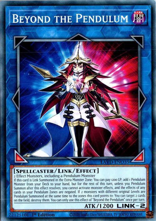 Beyond the Pendulum Card Front