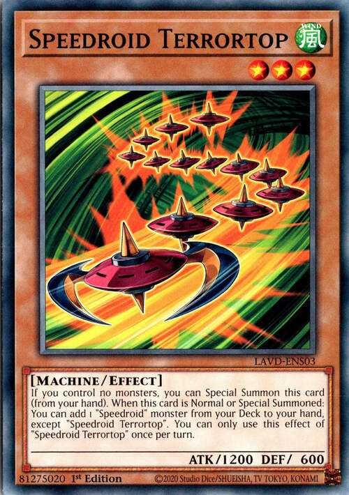 Speedroid Terrortop Card Front