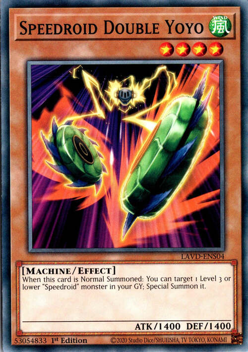Speedroid Double Yoyo Card Front