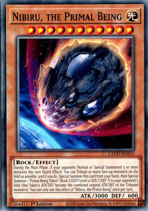 Nibiru, l'Essere Primordiale Card Front