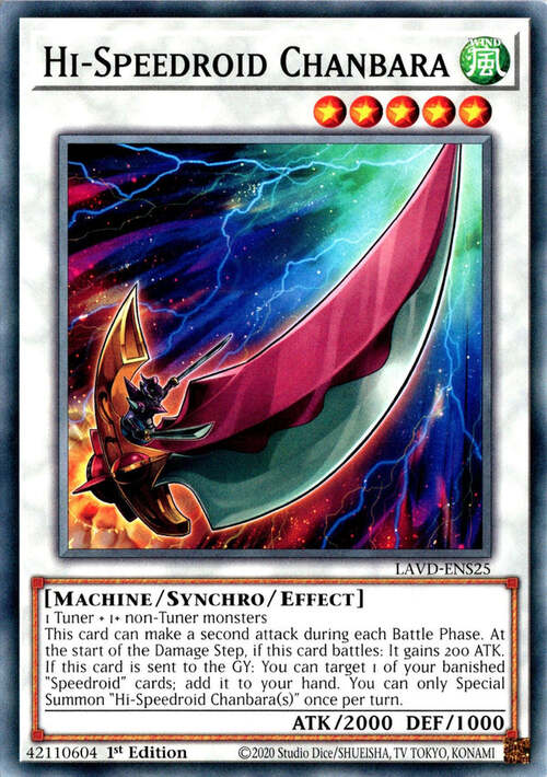 Alta-Velociroid Chambara Card Front