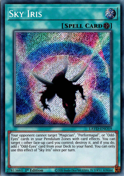 Iride del Cielo Card Front
