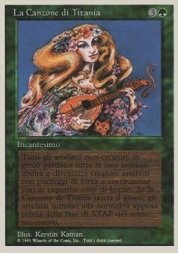 Titania's Song Card Front