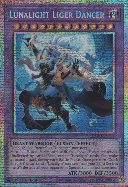 Ligre Danzante della Lucelunare Card Front