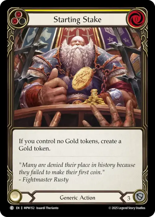 Starting Stake Card Front