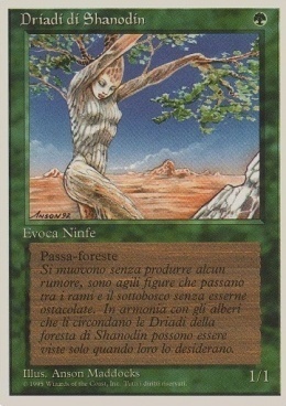 Shanodin Dryads Card Front