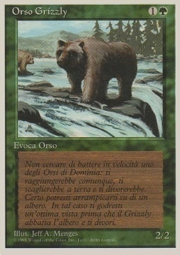 Grizzly Bears Card Front