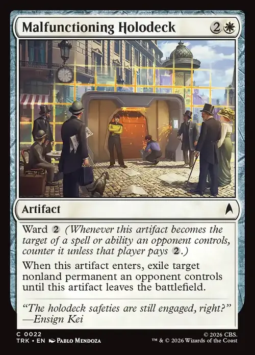 Malfunctioning Holodeck Frente