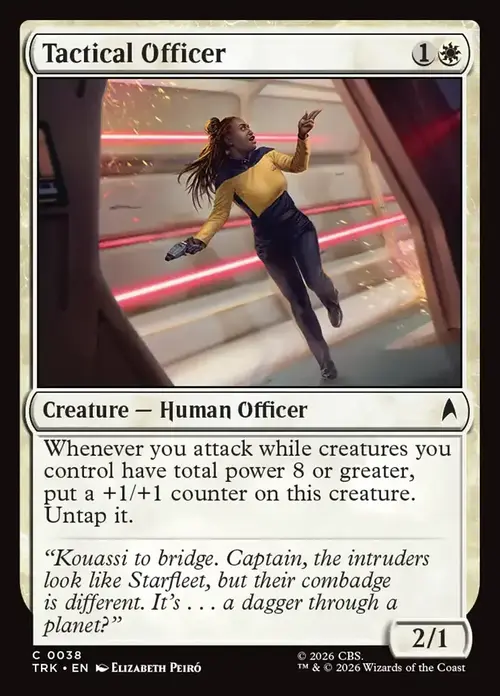 Tactical Officer Card Front