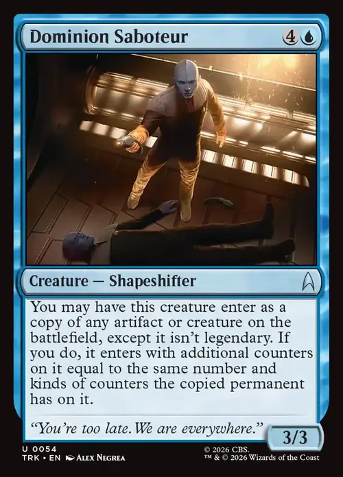 Dominion Saboteur Frente