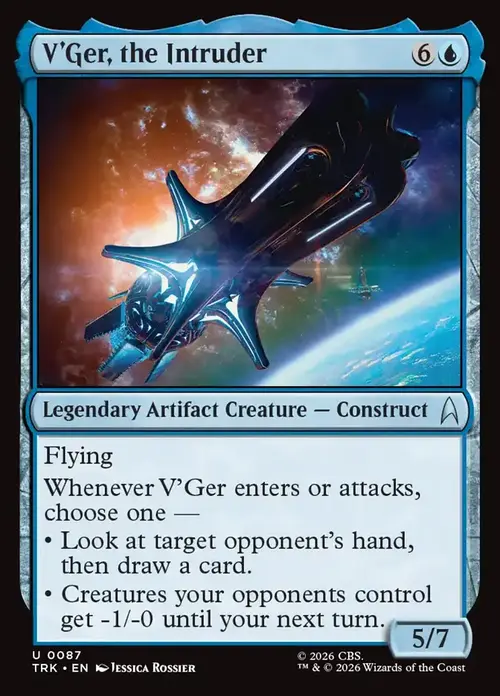 V'Ger, the Intruder Card Front