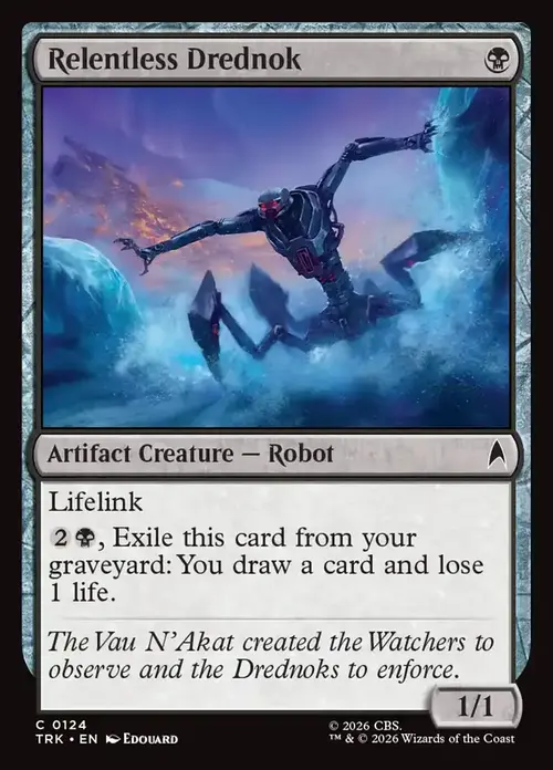 Relentless Drednok Card Front