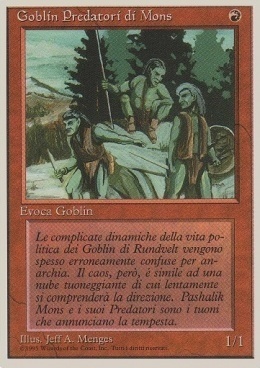 Mons's Goblin Raiders Card Front
