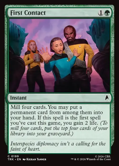 First Contact Card Front