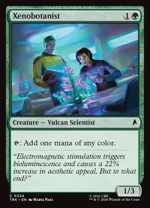 Xenobotanist Card Front