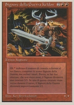 Keldon Warlord Card Front